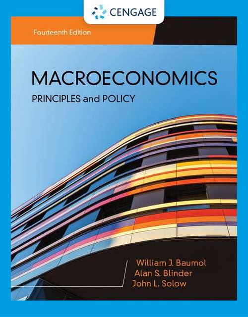 Book cover of Macroeconomics: Principles And Policy (Fourteenth Edition)