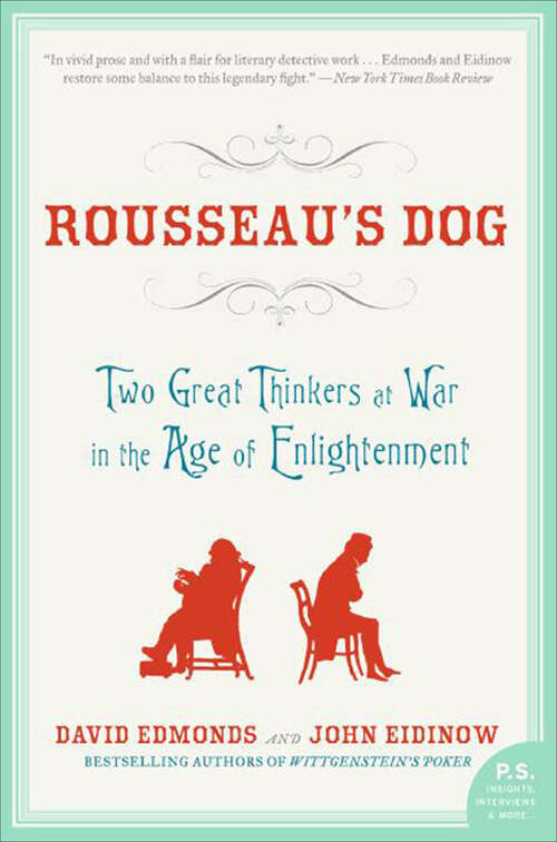 Book cover of Rousseau's Dog: Two Great Thinkers At War in the Age of Enlightenment