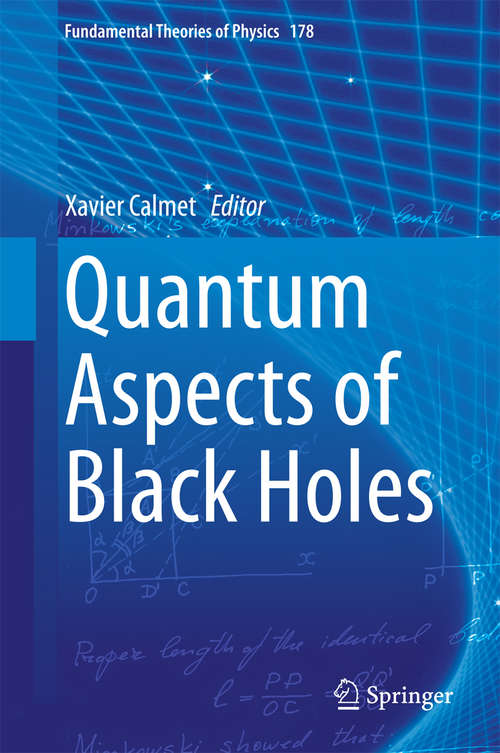 Book cover of Quantum Aspects of Black Holes (2015) (Fundamental Theories of Physics #178)