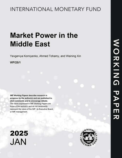 Book cover of Market Power in the Middle East