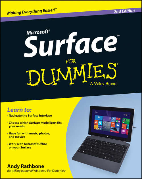 Book cover of Surface For Dummies