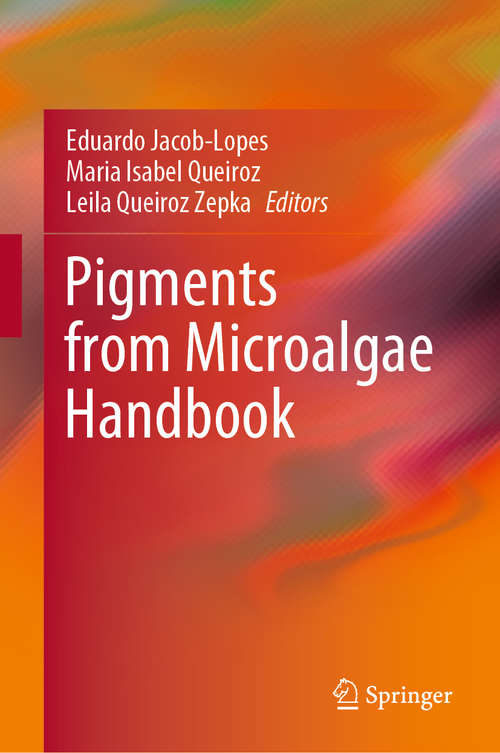 Book cover of Pigments from Microalgae Handbook (1st ed. 2020)