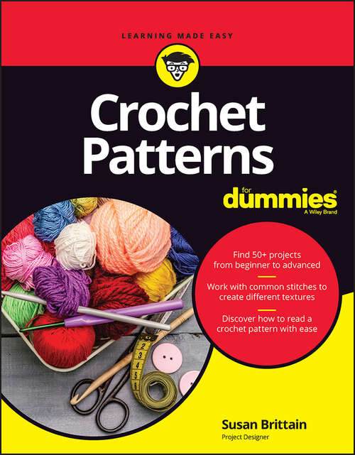 Book cover of Crochet Patterns For Dummies (2)