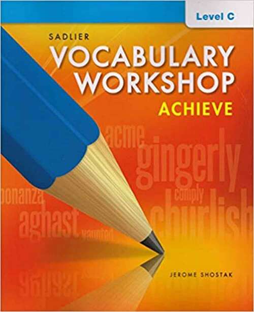 Book cover of Vocabulary Workshop Achieve: Level C