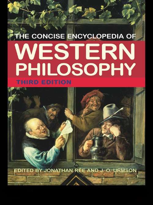 Book cover of The Concise Encyclopedia of Western Philosophy (3)