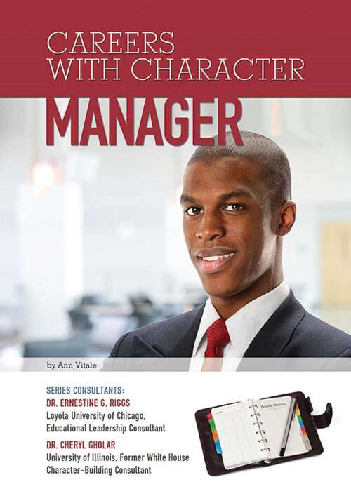 Book cover of Manager (Careers With Character)