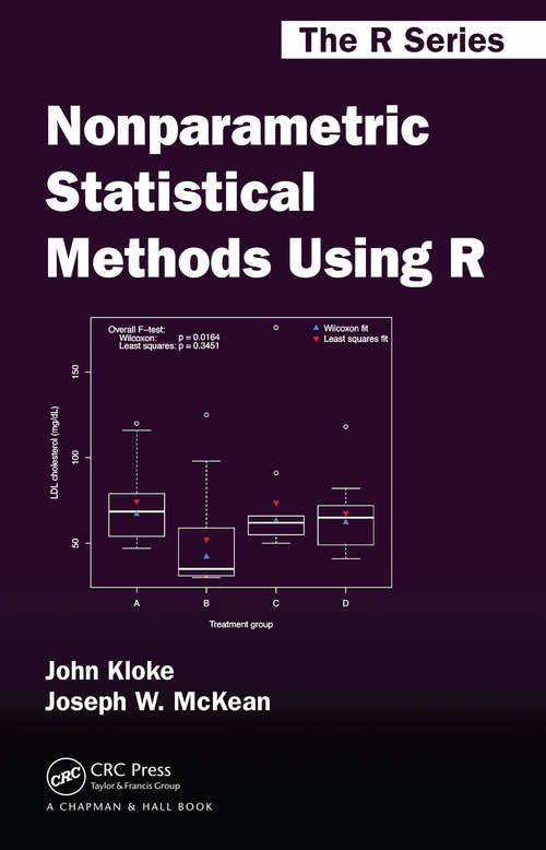 Book cover of Nonparametric Statistical Methods Using R (Chapman And Hall/crc The R Ser. #25)