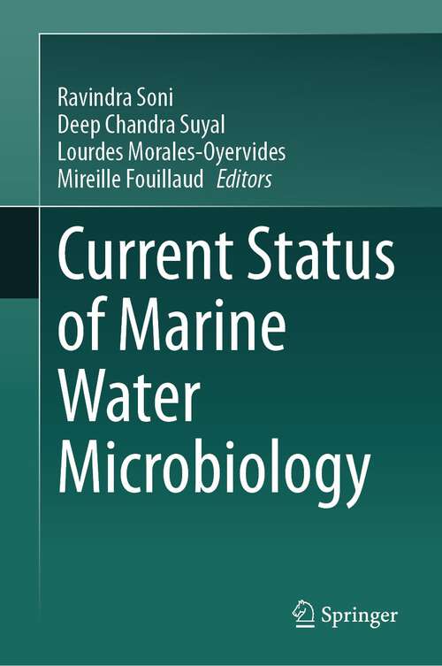 Book cover of Current Status of Marine Water Microbiology (1st ed. 2023)