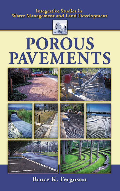 Book cover of Porous Pavements (Integrative Studies in Water Management & Land Development)