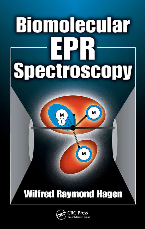 Book cover of Biomolecular EPR Spectroscopy (1)