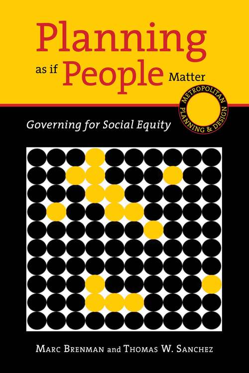 Book cover of Planning as if People Matter: Governing for Social Equity