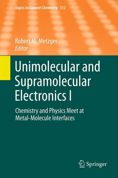 Book cover of Unimolecular and Supramolecular Electronics II