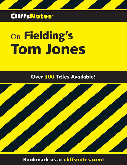 Book cover of CliffsNotes on Fielding's Tom Jones