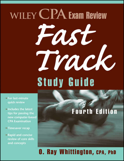 Book cover of Wiley CPA Exam Review Fast Track Study Guide