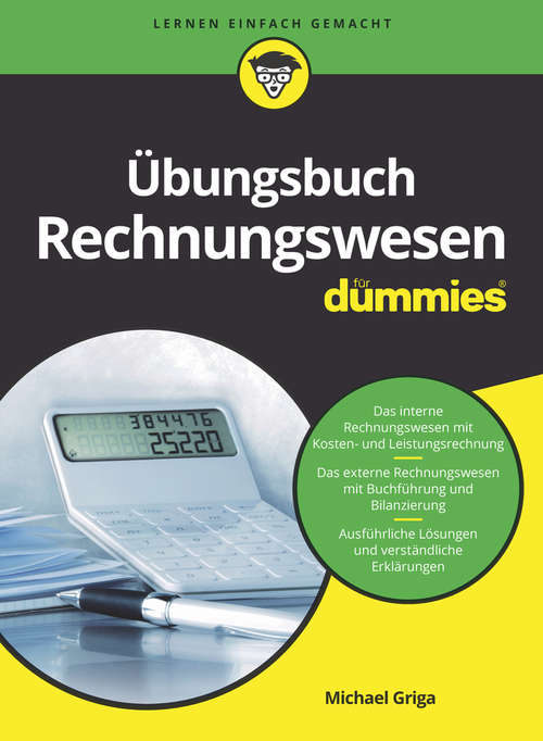 Book cover of Übungsbuch Rechnungswesen für Dummies (Für Dummies)