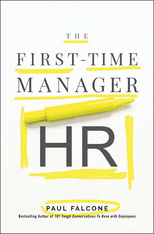 Book cover of The First-Time Manager: HR