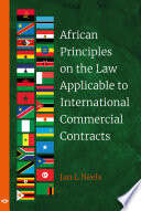 Book cover of African Principles on the Law