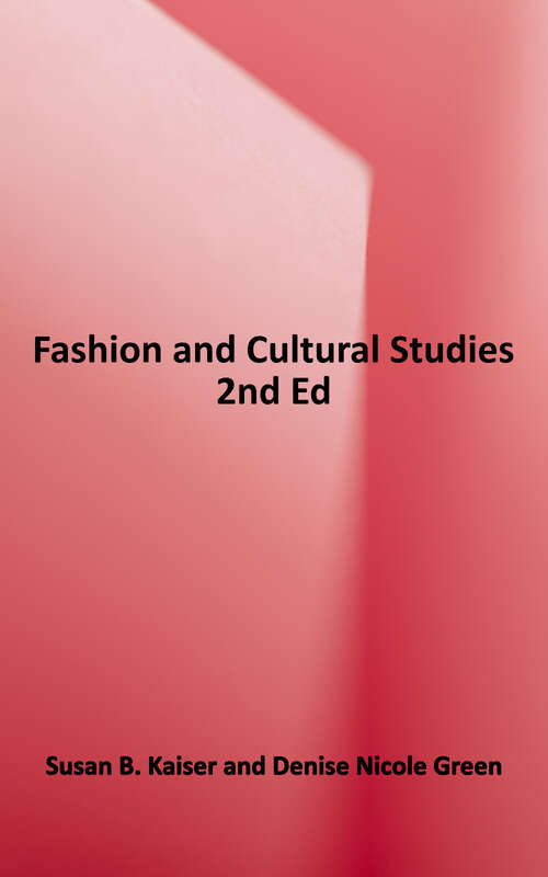 Book cover of Fashion and Cultural Studies (Second Edition)