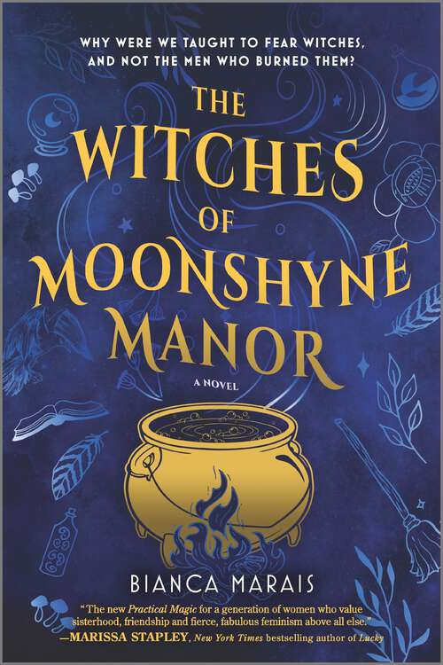 Book cover of The Witches of Moonshyne Manor: A witchy rom-com novel (Original)