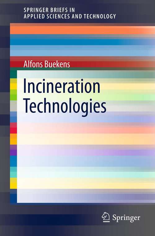 Book cover of Incineration Technologies