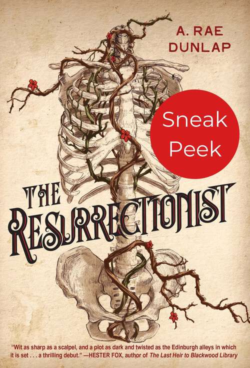 Book cover of The Resurrectionist: Sneak Peek