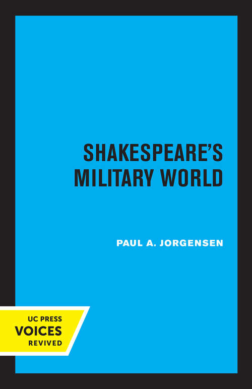 Book cover of Shakespeare's Military World