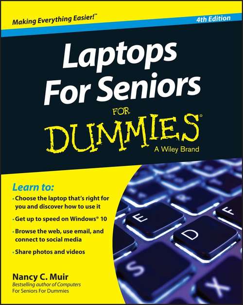 Book cover of Laptops For Seniors For Dummies