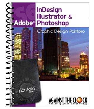 Book cover of Graphic Design Portfolio CS6: Indesign, Illustrator And Photoshop