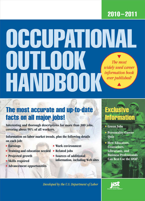 Book cover of Occupational Outlook Handbook 2010-2011