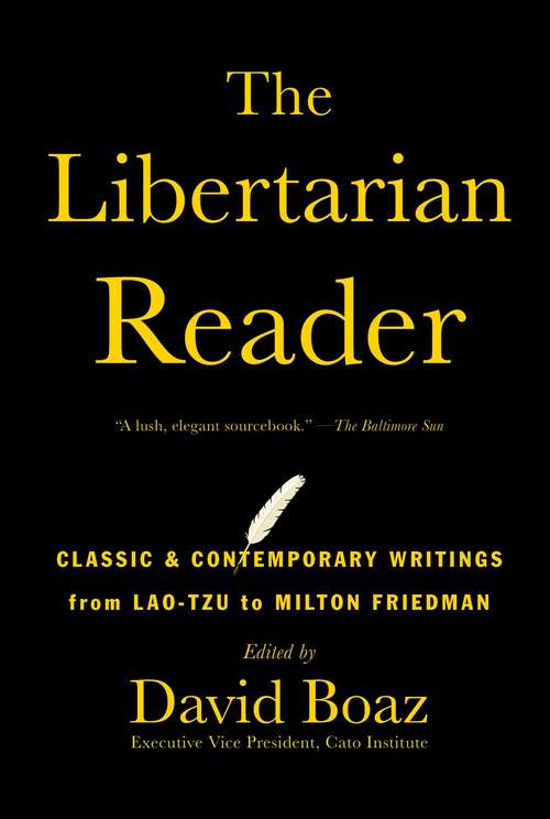 Book cover of The Libertarian Reader