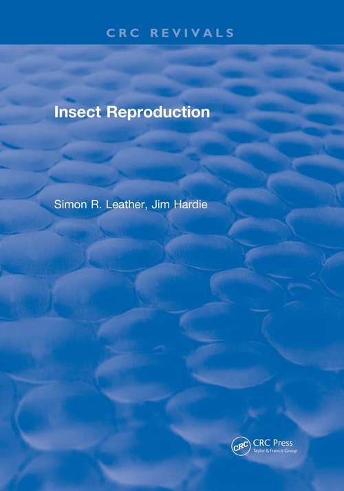 Book cover of Insect Reproduction