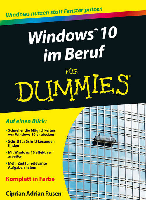 Book cover of Windows 10 im Beruf für Dummies (Für Dummies)