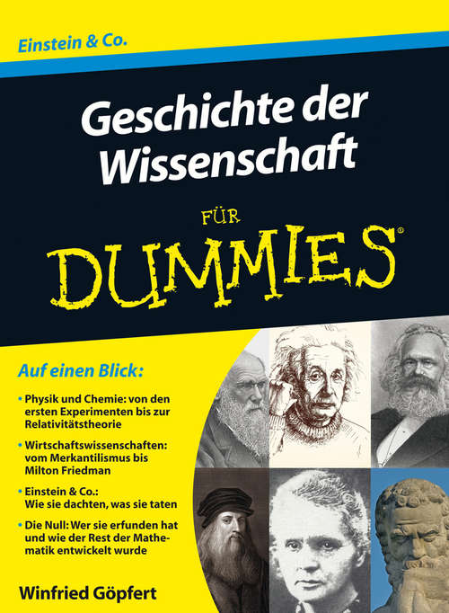 Book cover of Geschichte der Wissenschaft fur Dummies (Für Dummies)
