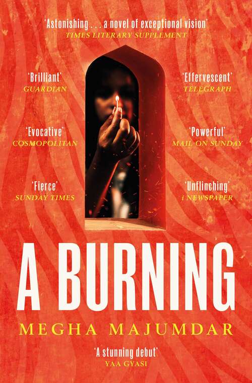 Book cover of A Burning: The most electrifying debut of 2021