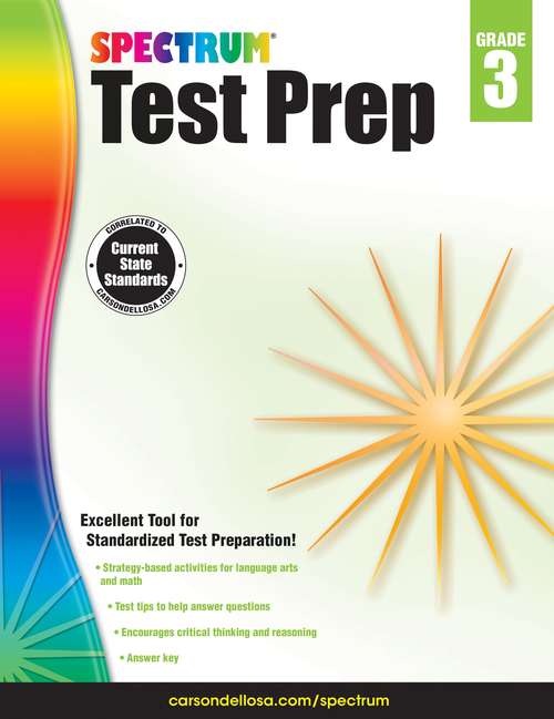 Book cover of Spectrum Test Prep, Grade 3