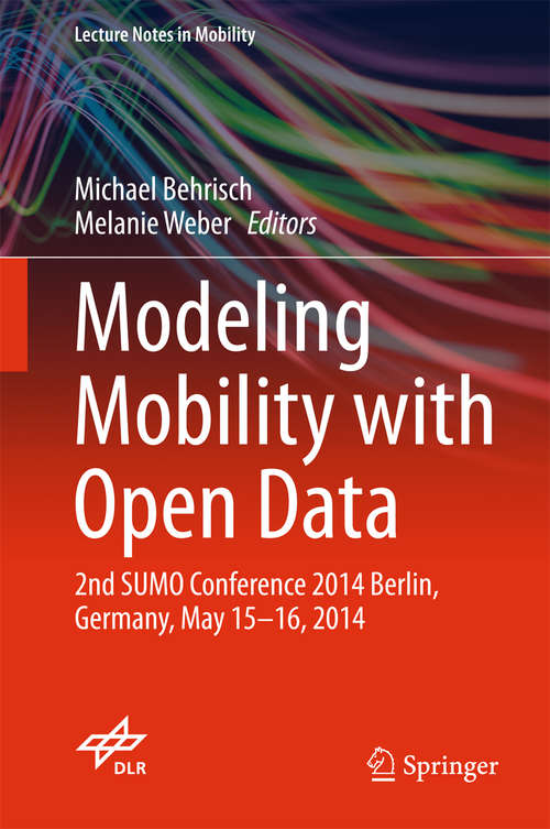 Book cover of Modeling Mobility with Open Data