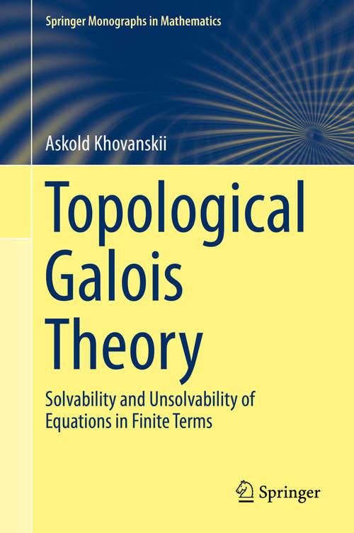 Book cover of Topological Galois Theory