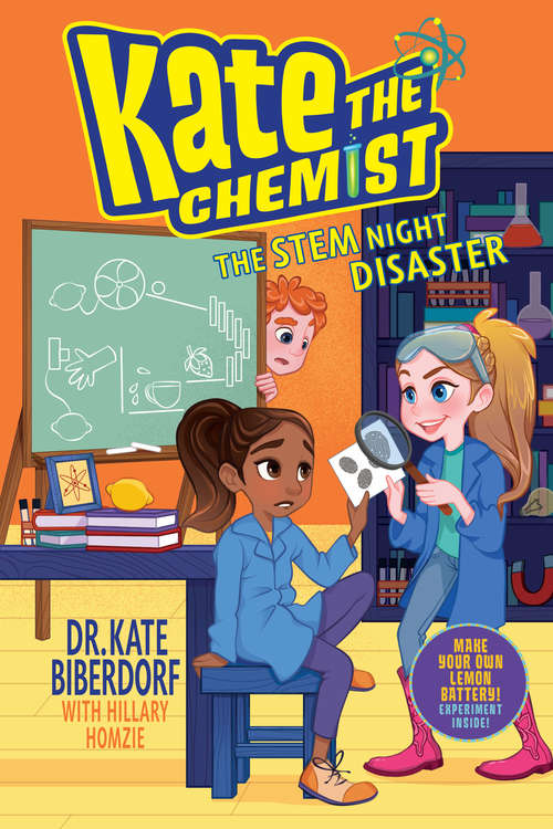 Book cover of The STEM Night Disaster (Kate the Chemist)