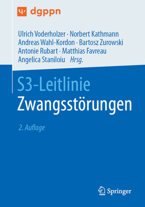 Book cover of S3-Leitlinie Zwangsstörungen (2. Auflage 2024)