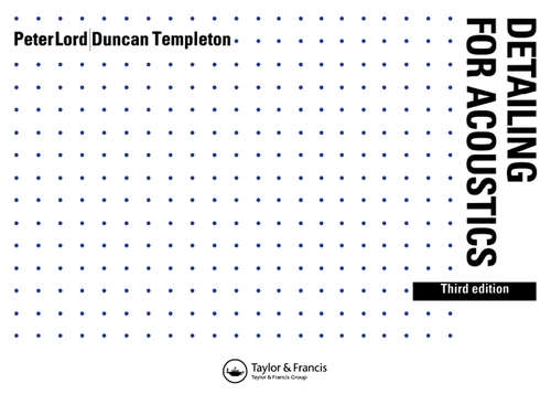 Book cover of Detailing for Acoustics (3)