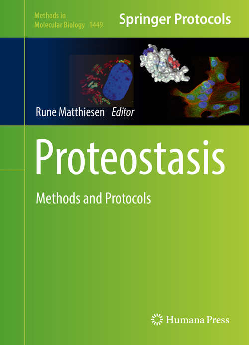 Book cover of Proteostasis