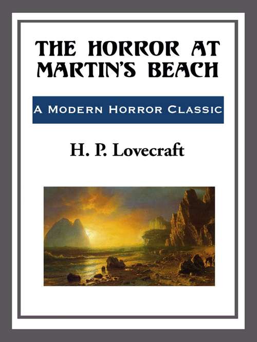 Book cover of The Horror at Martin's Beach
