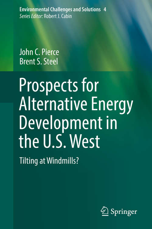 Book cover of Prospects for Alternative Energy Development in the U.S. West