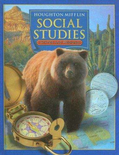 Book cover of Houghton Mifflin Social Studies: States and Regions
