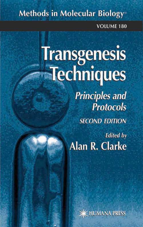 Book cover of Transgenesis Techniques