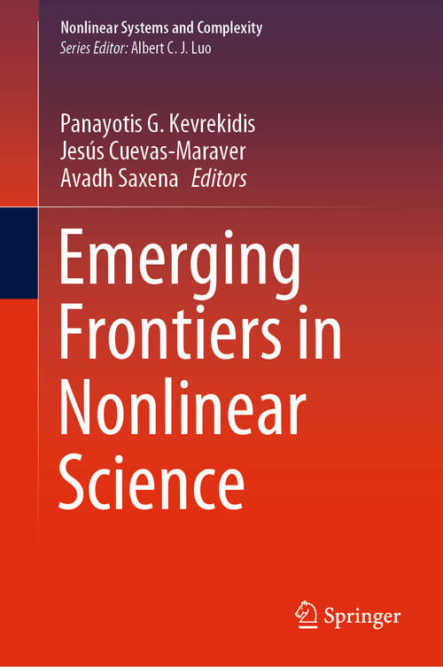 Book cover of Emerging Frontiers in Nonlinear Science (1st ed. 2020) (Nonlinear Systems and Complexity #32)
