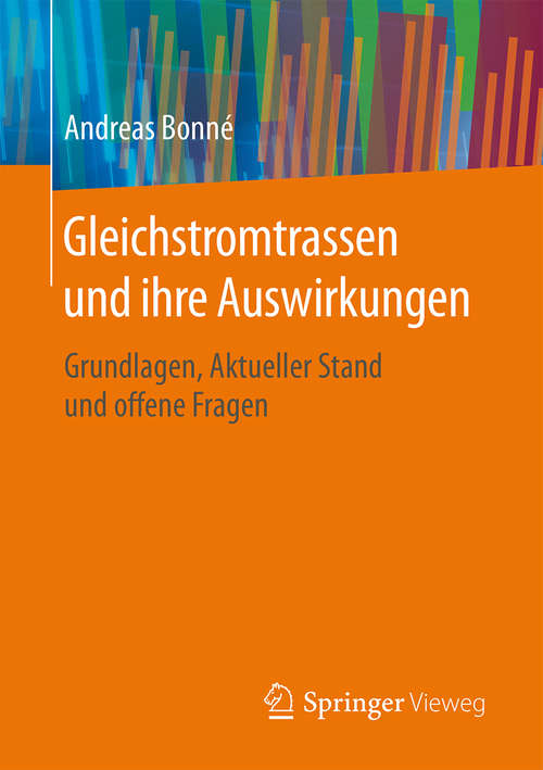 Book cover of Gleichstromtrassen und ihre Auswirkungen