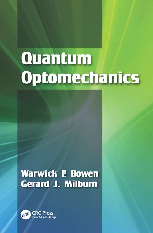 Book cover of Quantum Optomechanics