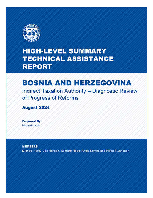 Book cover of Bosnia And Herzegovina: Indirect Taxation Authority – Diagnostic Review Of Progress Of Reforms