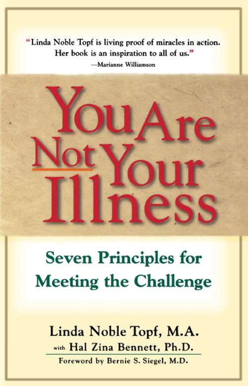 Book cover of You Are Not Your Illness: Seven Principles for Meeting the Challenge